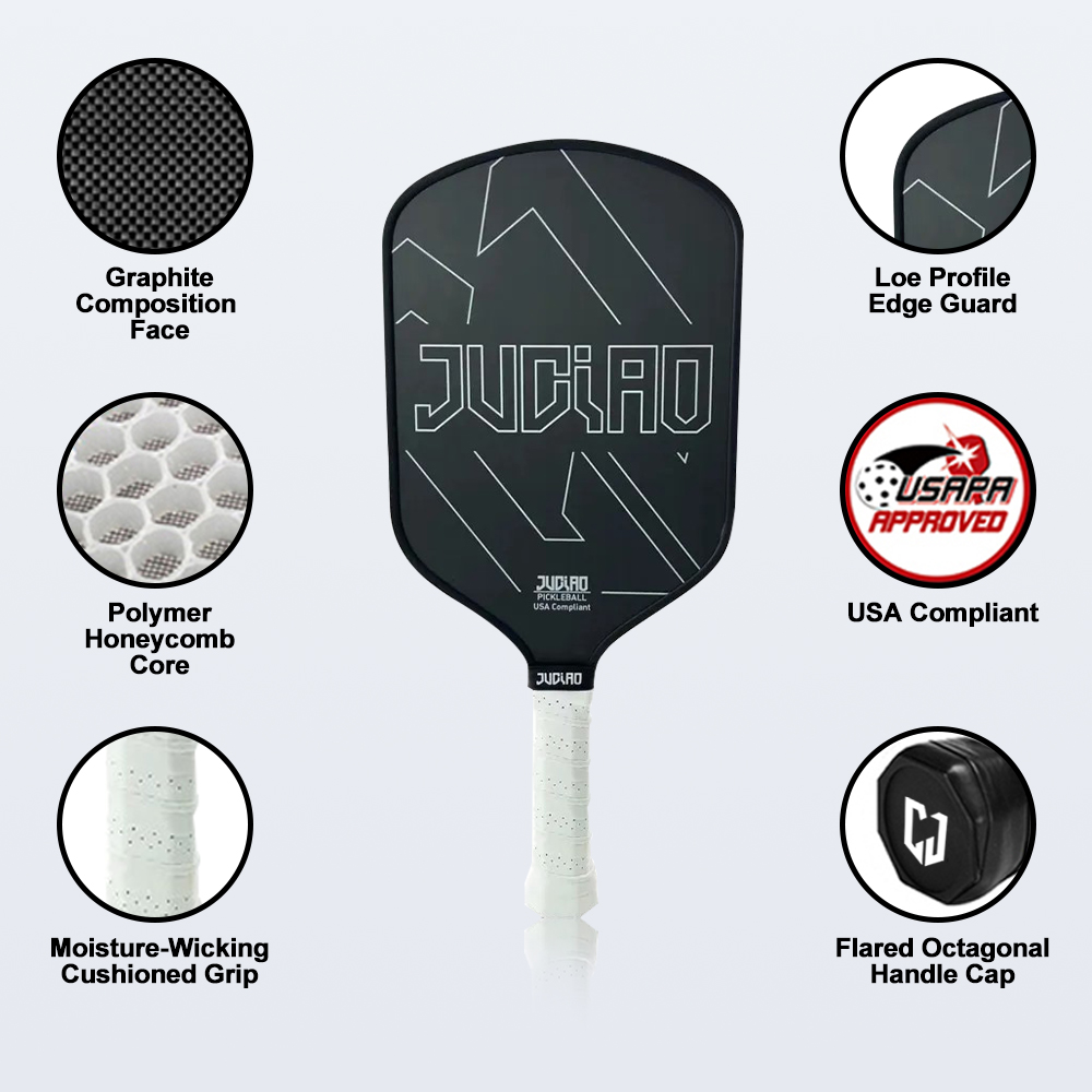 raw carbon pickleball paddle