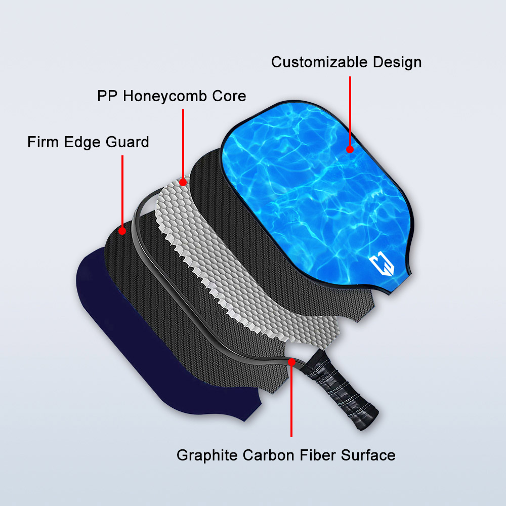 pickleball paddle structure