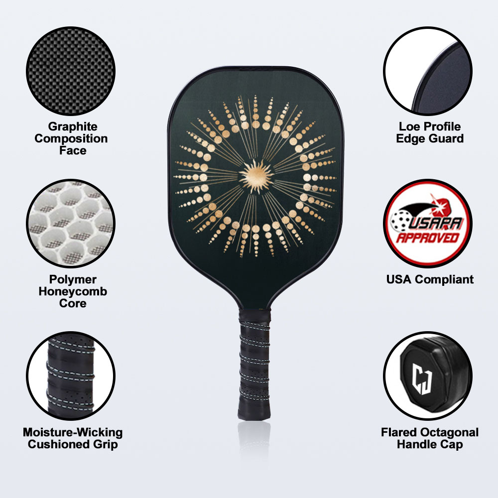 Pickleball Paddle with Rib Technology