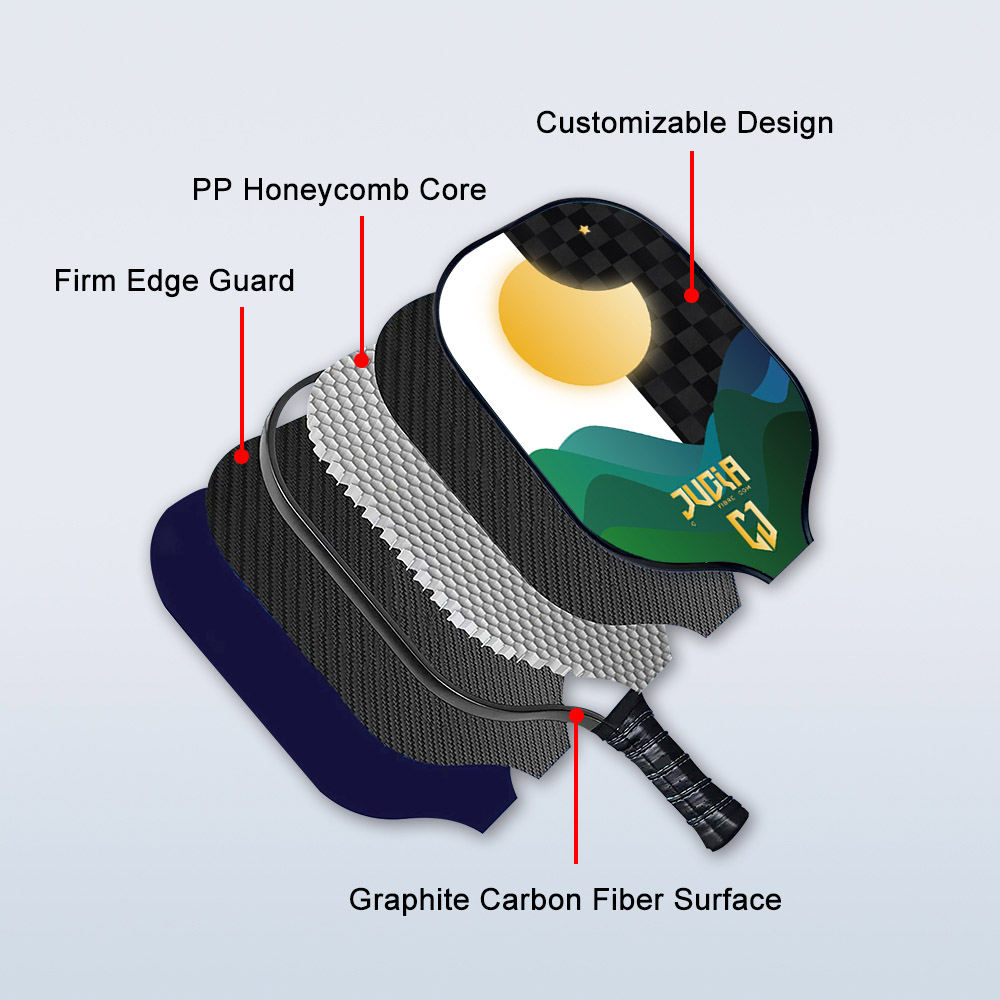 Carbon Fiber Surface Pickleball Paddle