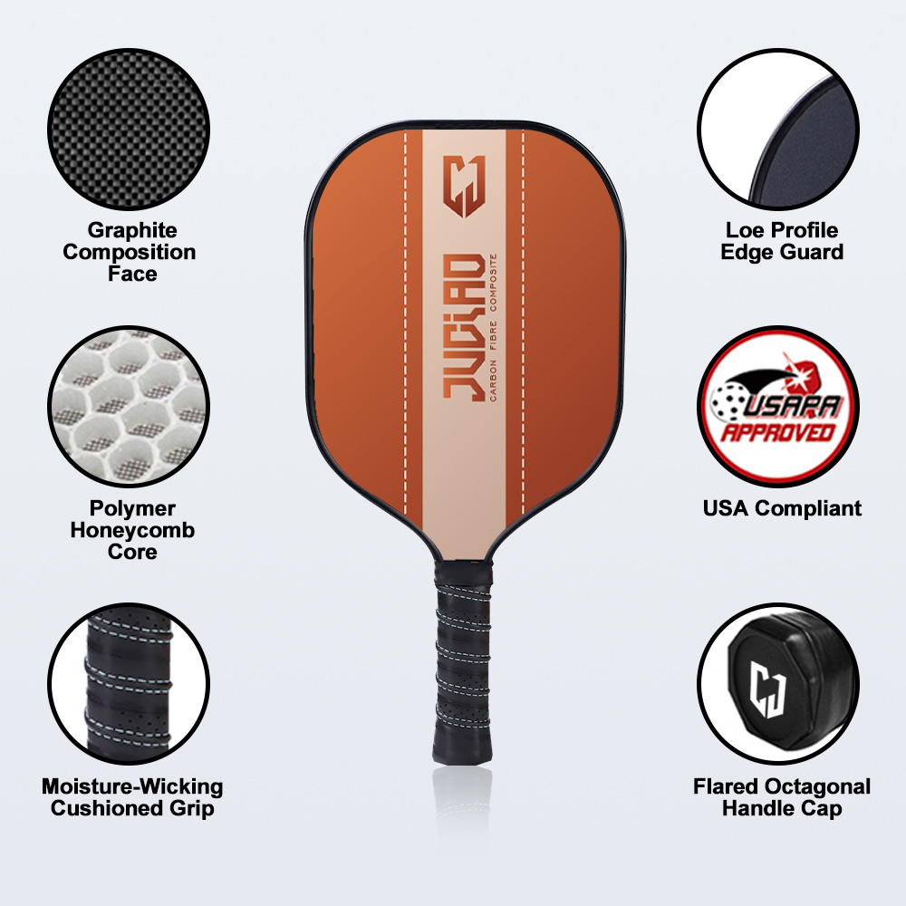 18K carbon fiber pickleball paddle