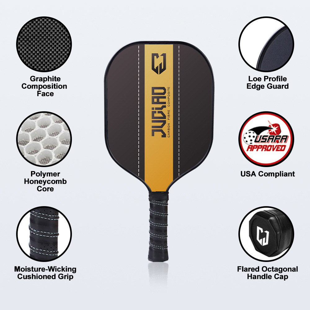 Fiberglass pickleball paddle