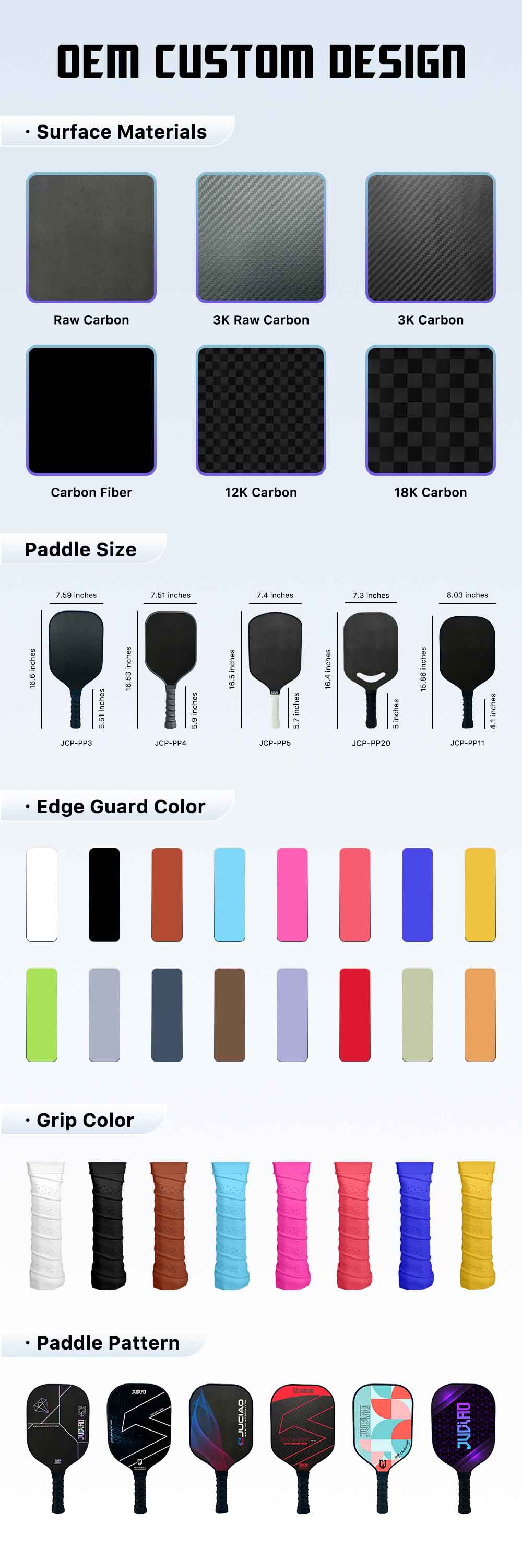 Foam Build Edging Pickleball Paddle